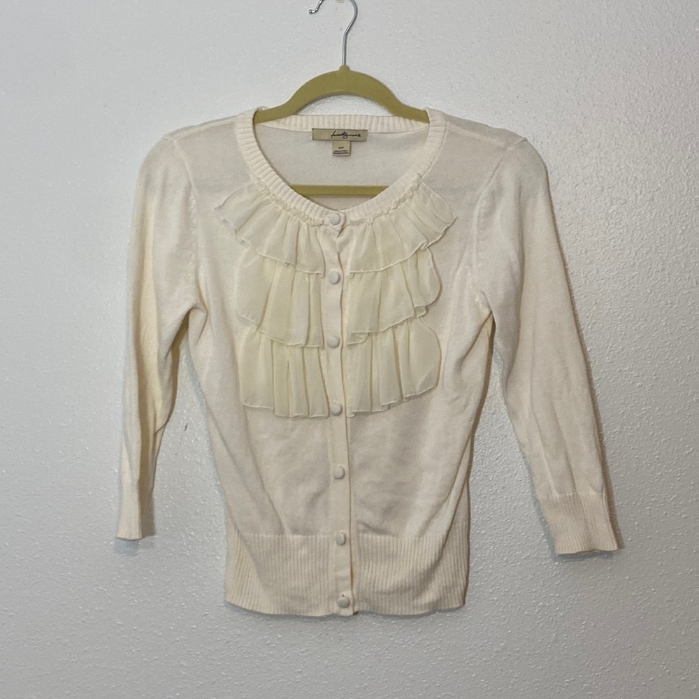 Forever 21 ruffle cardigan - small